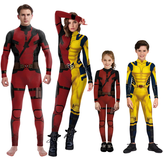 Wolverine Deadpool Cosplay Suit