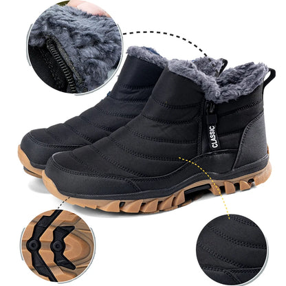 Waterproof anti-slip snow boots