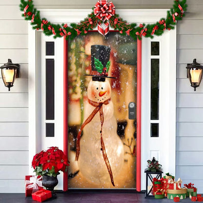 🎉Welcome the arrival of the new year with humor!“🎉  Fabric door covers