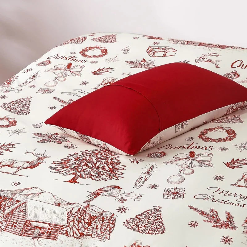 Christmas Duvet 3-piece comforter cover