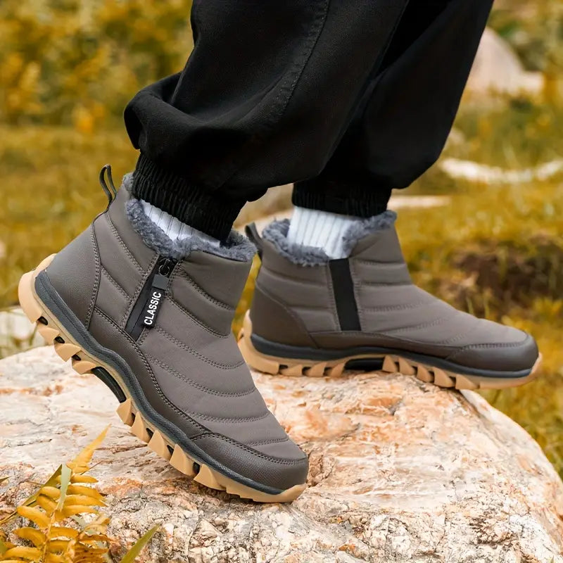 Waterproof anti-slip snow boots