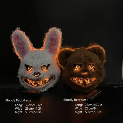 Glow Horror Animal Masks