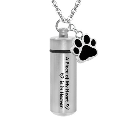 Memorial Pet Paw Keepsake Pendant