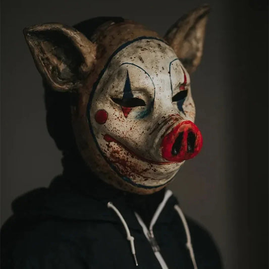 Clown Pig Latex Mask