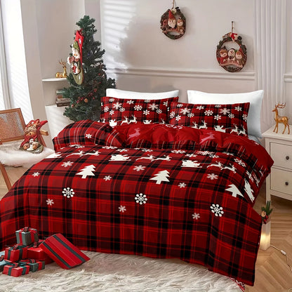 Cozy Christmas Duvet 3-piece comforter cover