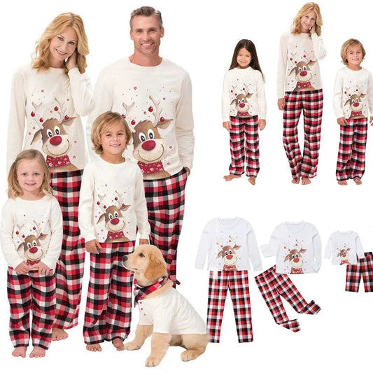 Deer Family Christmas Pajama Set