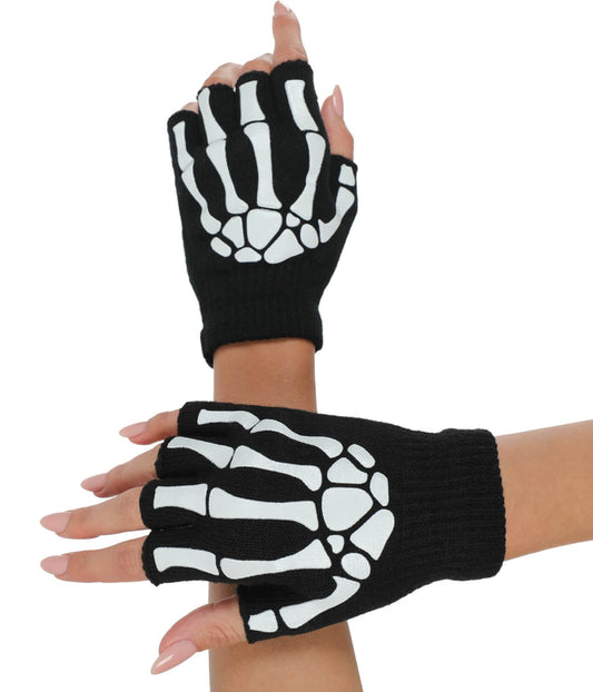 Glow-in-the-Dark Skeleton Gloves