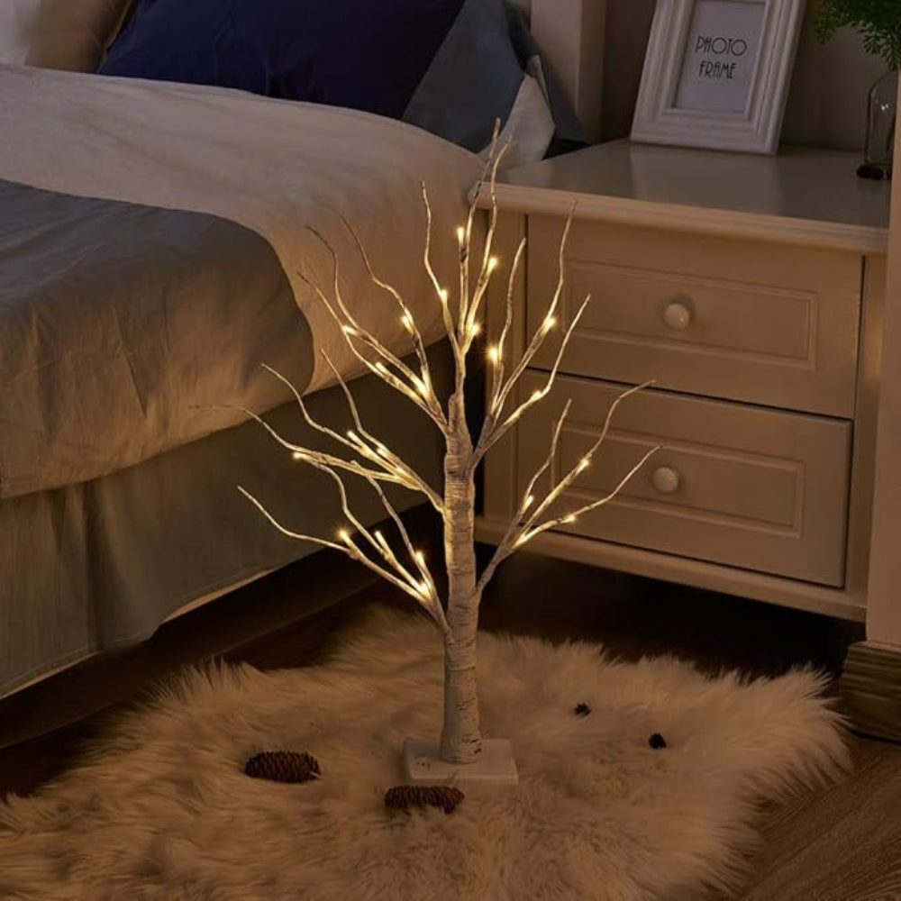 Magic Birch Light Up Tree Decor