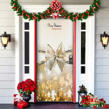 🎉Welcome the arrival of the new year with humor!“🎉  Fabric door covers