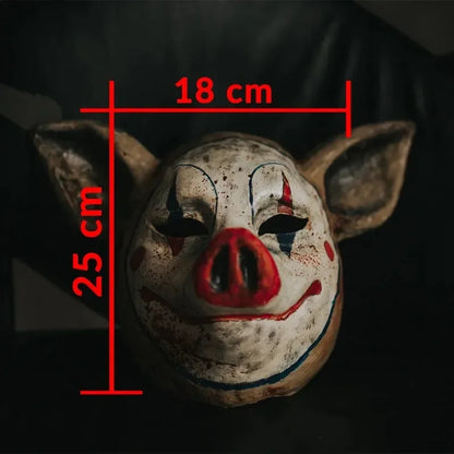 Clown Pig Latex Mask