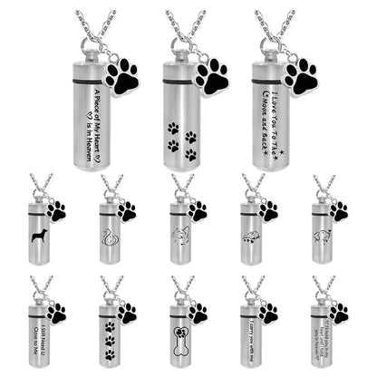 Memorial Pet Paw Keepsake Pendant