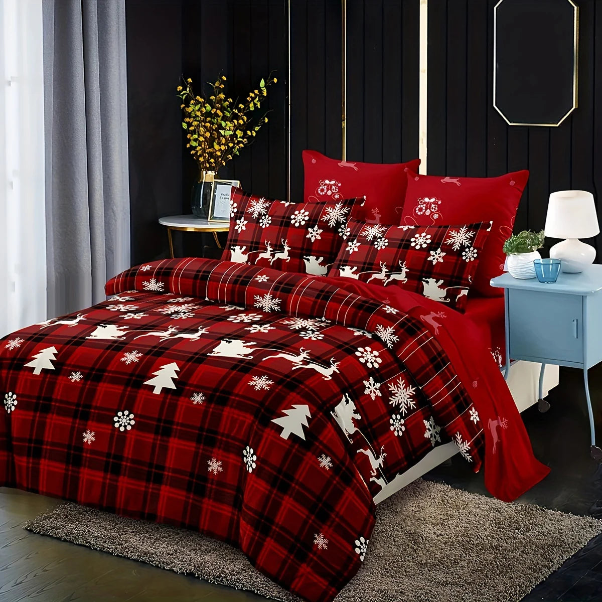 Cozy Christmas Duvet 3-piece comforter cover