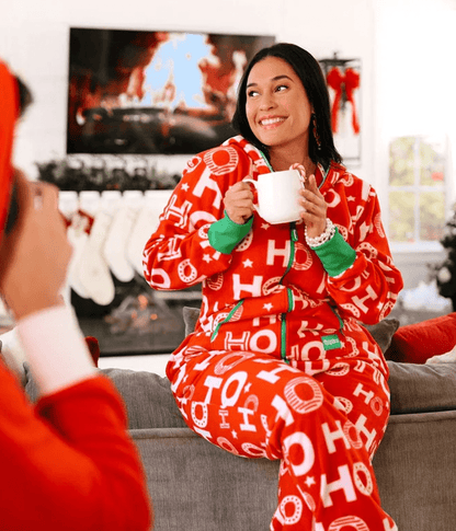 Festive Ho Ho Ho Christmas Jumpsuit