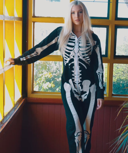 Women's Spooky Skeleton Jumpsuit