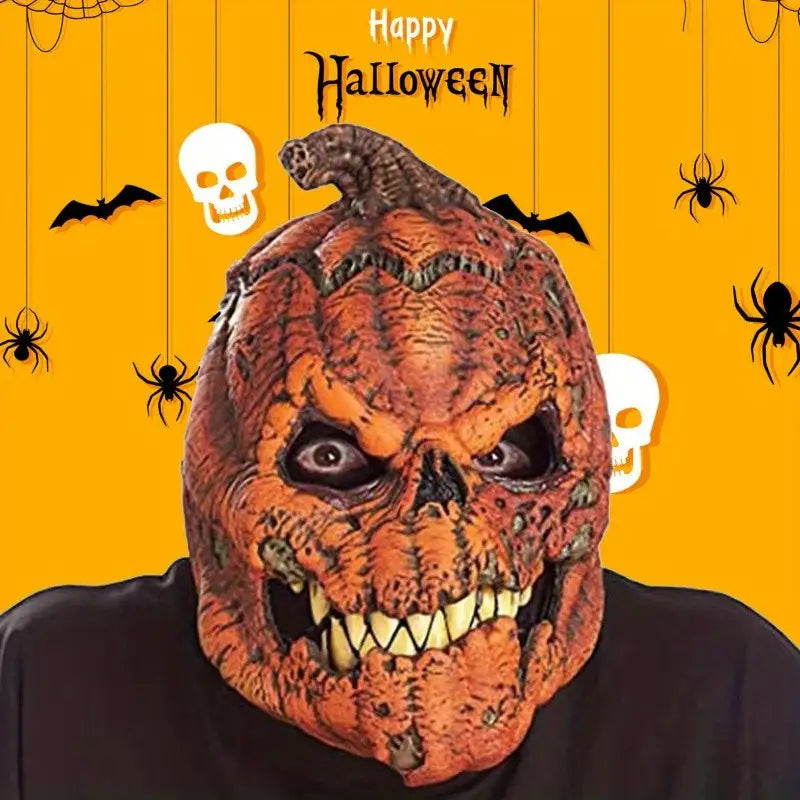 Pumpkin Demon Halloween Mask