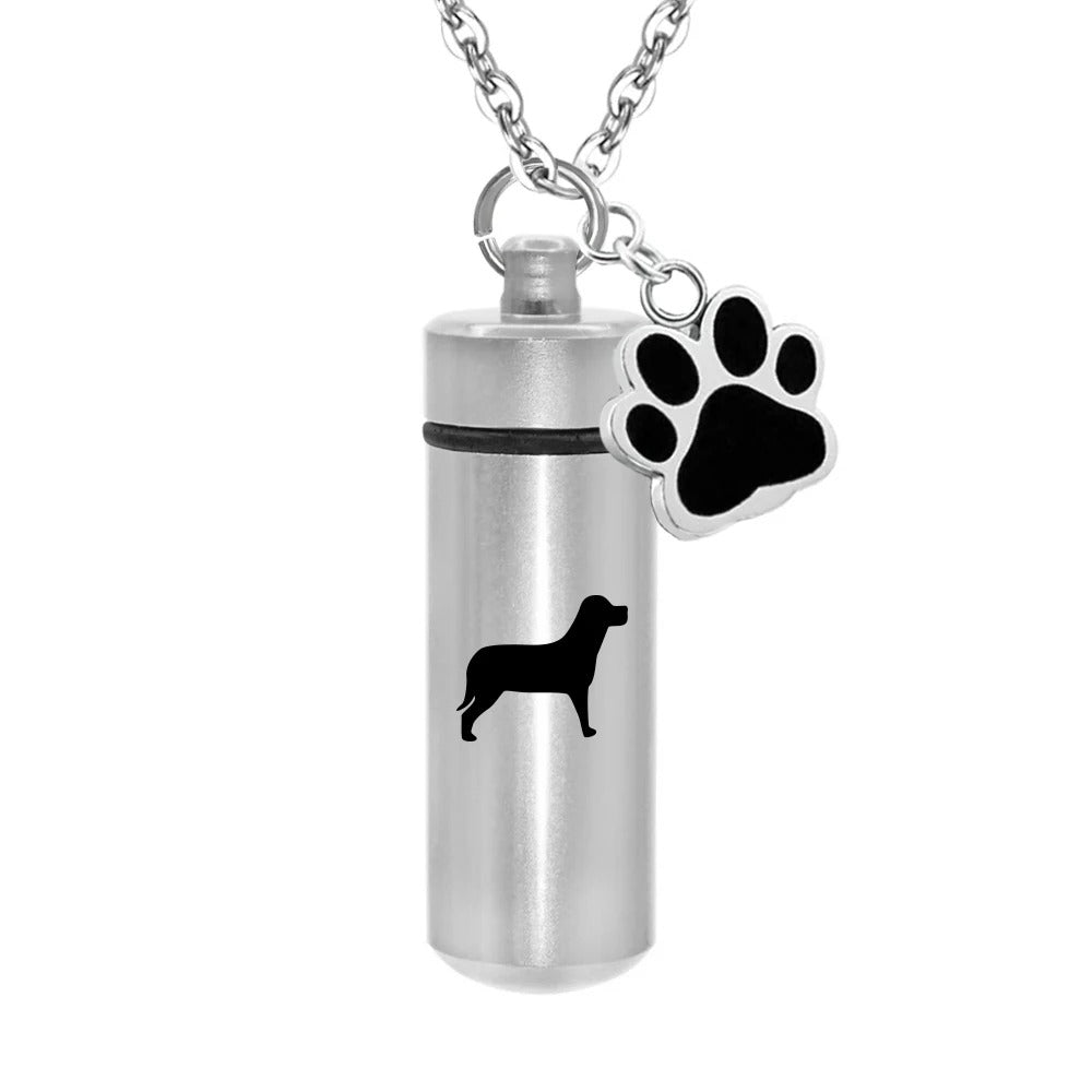 Memorial Pet Paw Keepsake Pendant